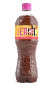 Hovedbilde Zeroh Peach Black Ice Tea 0,8L