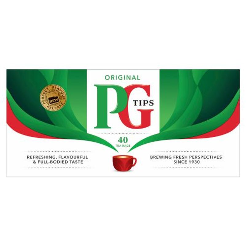 PG Svart Te 40poser
