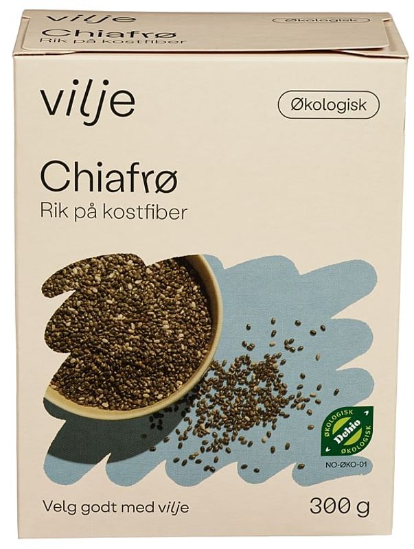 Vilje Chiafrø Økologisk 300g.