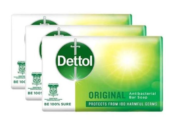 Hovedbilde  Dettol Soap Original (60g x 3pk)