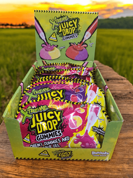 Juicy Drop Gummies Xtreme 57g*12st. Hele Eske