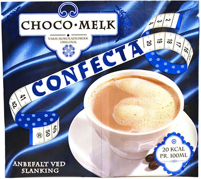 Hovedbilde Choco.Melk Lavkalori Confecta 23g.